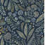 Briar Navy Floral Wallpaper-1546570973