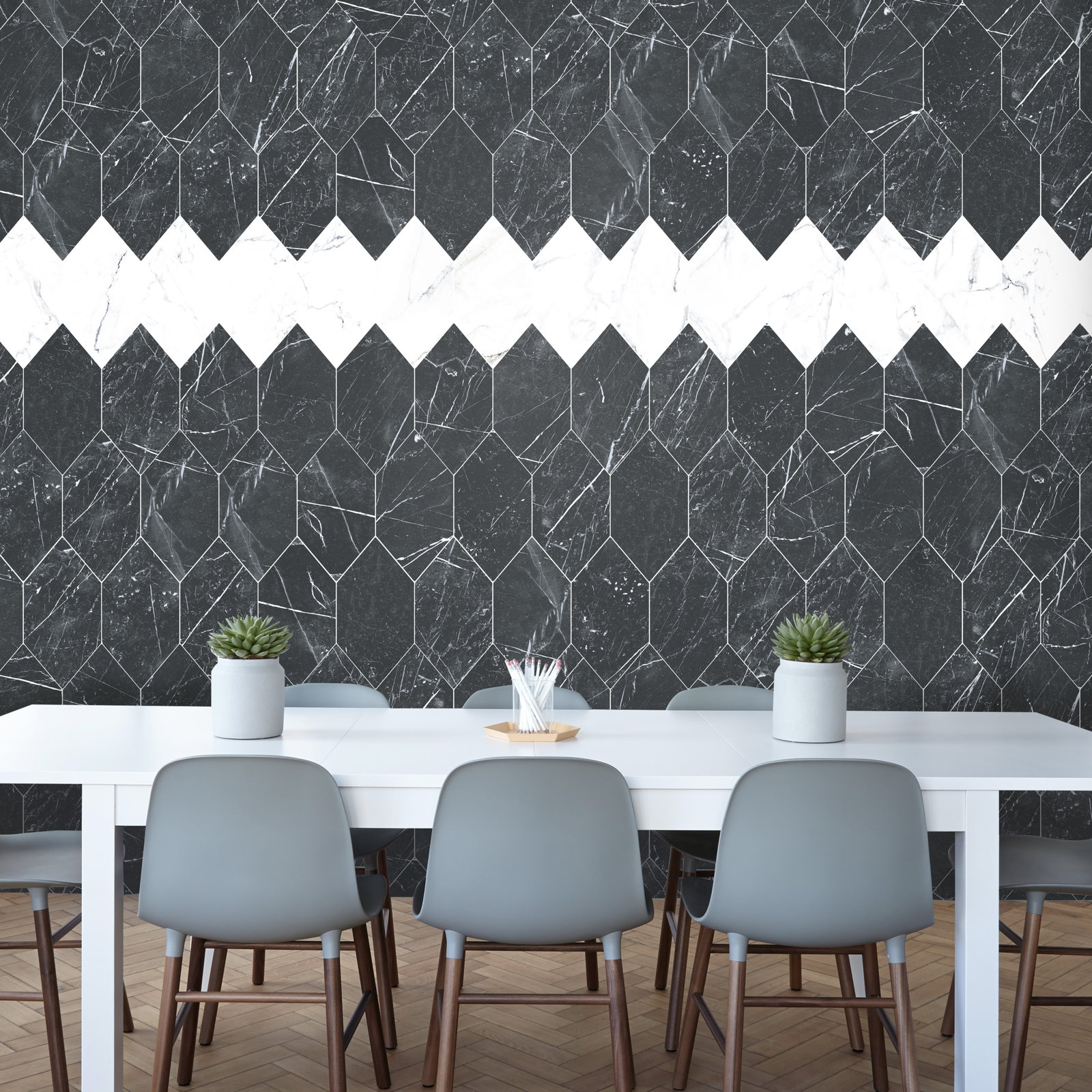 Timeless Kayak Marquina 6.5" x 12.5" Porcelain Tile