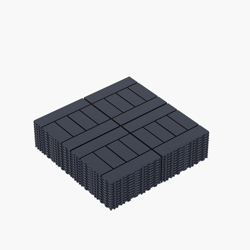 DIY Module Interlocking Decking Tiles Floor Tile