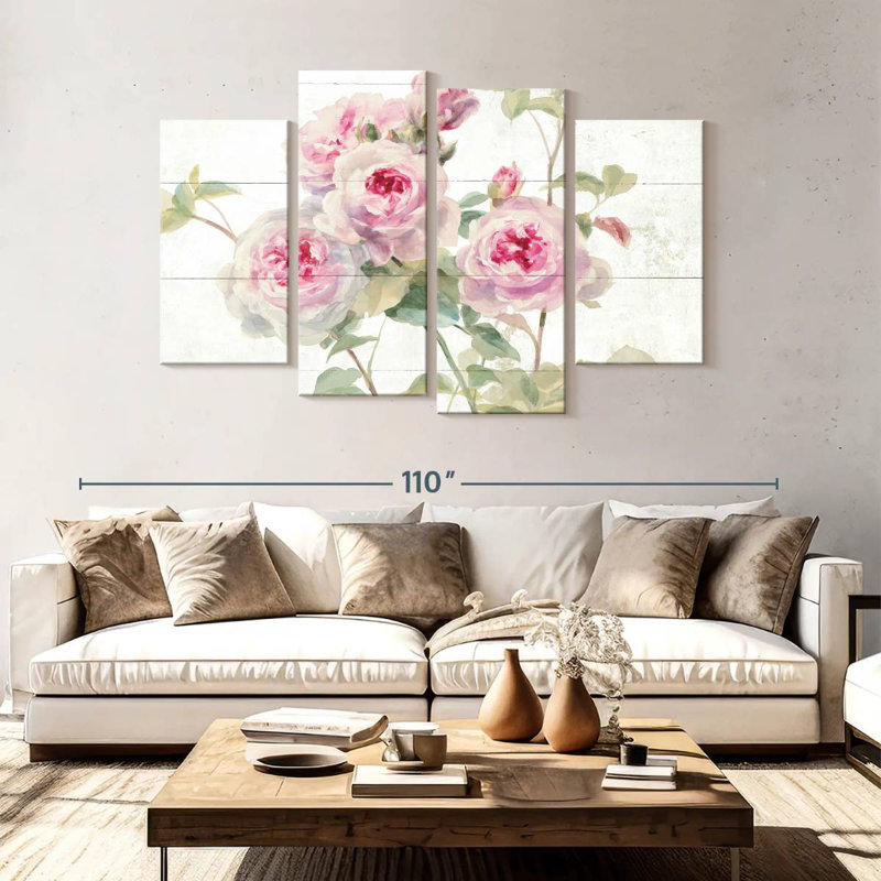 Harnek Sweet Roses sur bois