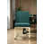 Velours vert / or