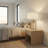 Brushed Nickel Nightstand Table Lamp