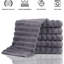 Ensemble de débarbouillettes en coton turc 6 pièces Fralick 13 po x 13 po-1433232388