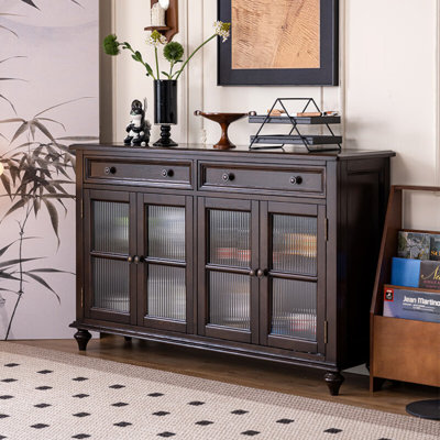 Large-Capacity Retro Sideboard