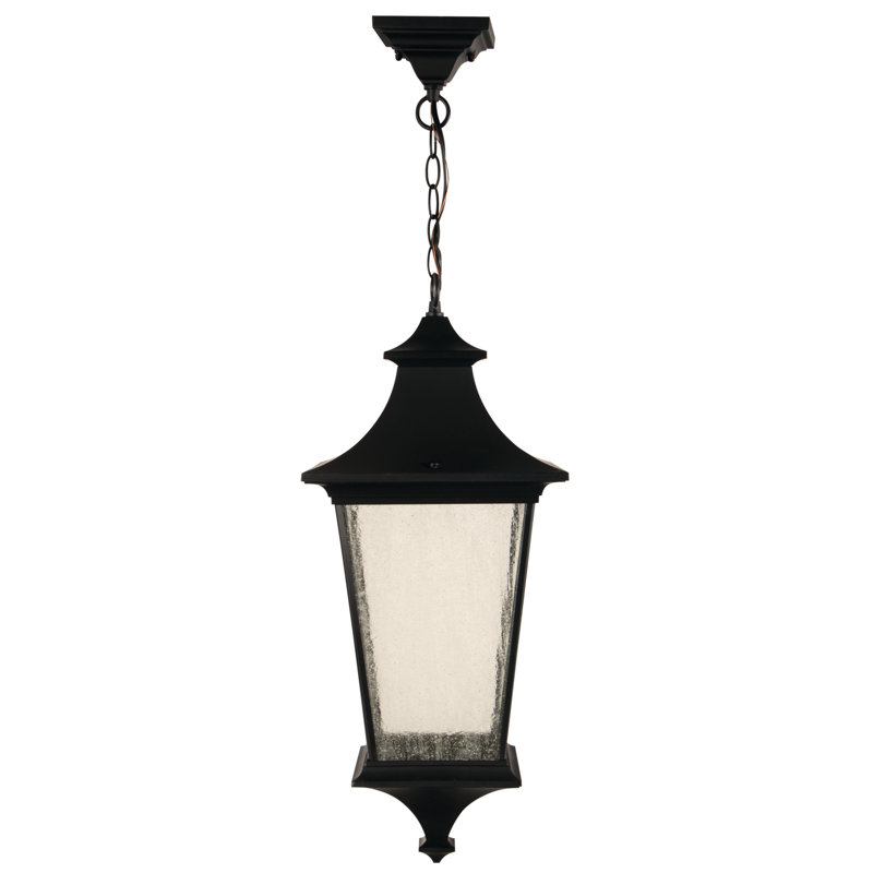 Argent II 3 - Light Outdoor Hanging Lantern, Midnight