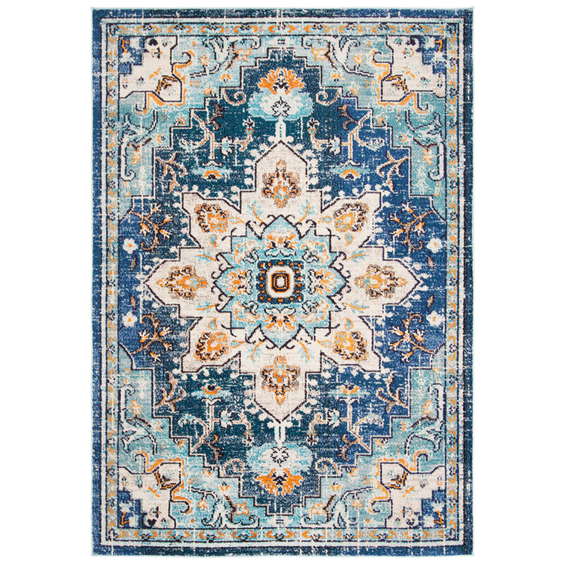 Orrington Oriental Area Rug, Rectangle 61 x 91 cm