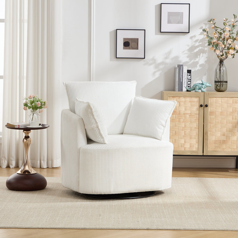 Chaise pivotante, Blanc