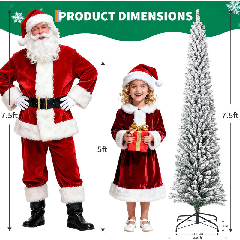 1.38' H Lighted Artificial Christmas Tree