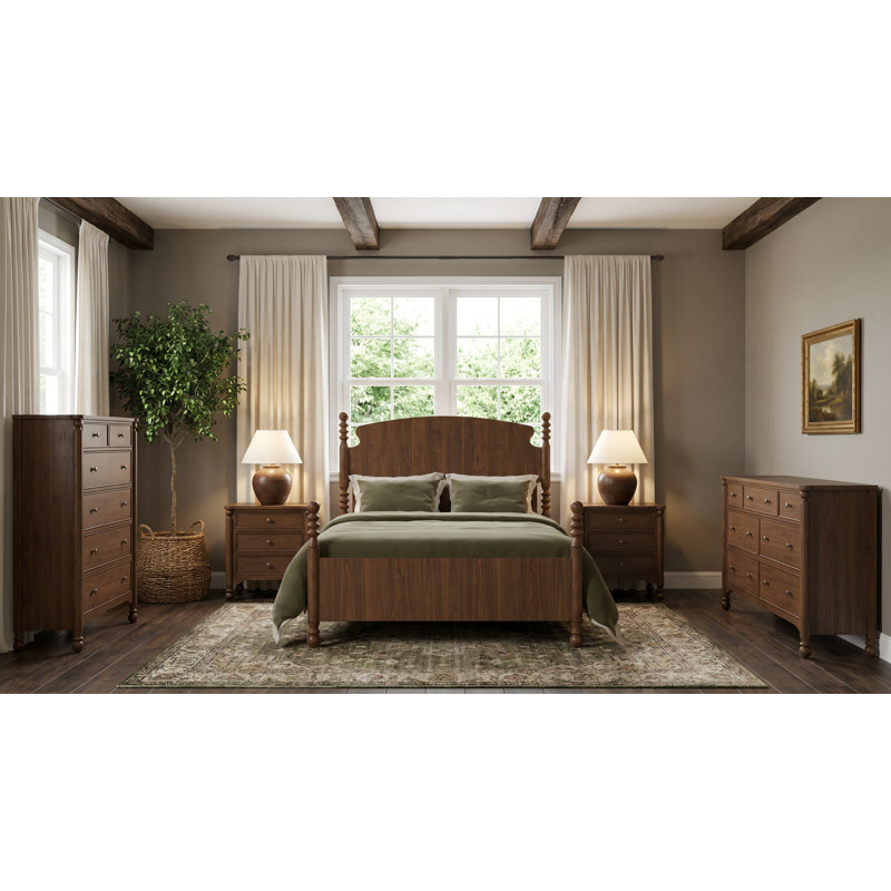 Camellia King Panel Bed, King