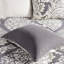 Full/queen Printed Bedroom With Solid Color Reverse And Decorative Pillows Multicolor Bedding Back