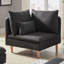 Chaise longue à accoudoirs carrés Poyner-768407872