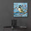 Art mural en verre «Winter acrobate» par Annelein Beukenkamp-969595486