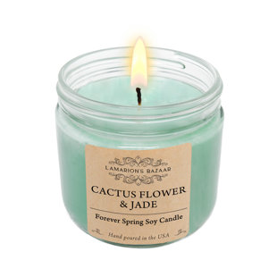 Cactus Flower & Jade Scented Jar Candle
