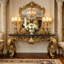 64.96'' W Marble Console Table