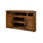 Console de meuble télé d'angle 52 po pour téléviseur de 55 po ou moins, aucun assemblage requis