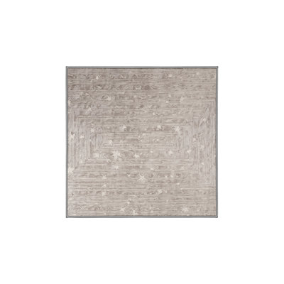 Silky Soft Plush Grey Area Rug