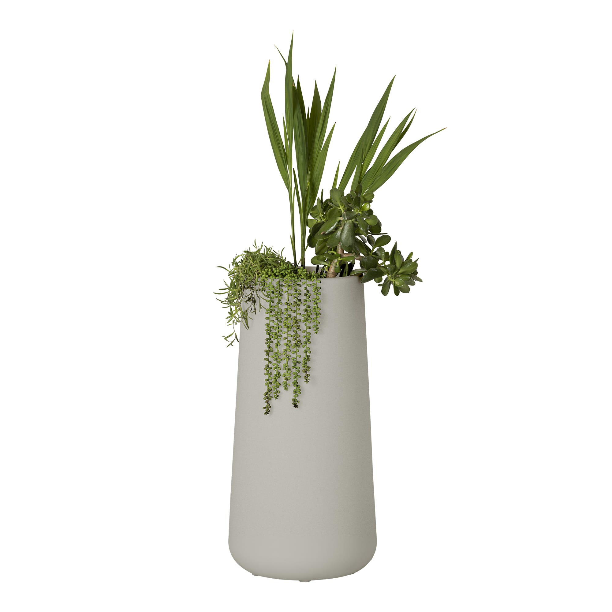 Dalya Pot Planter, Greige