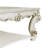 Vendome Antique Pearl Finish Square Coffee Table