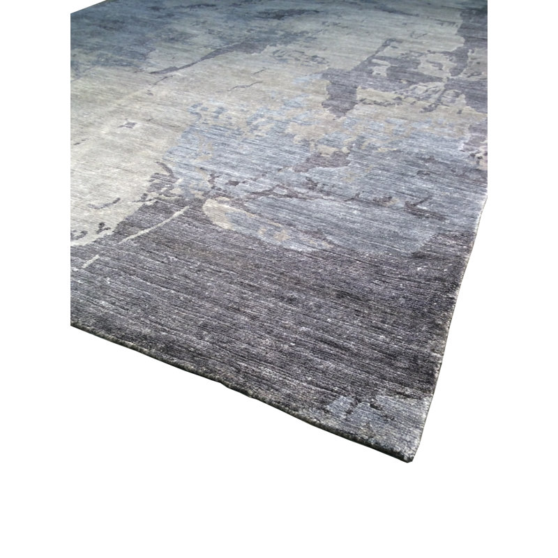 Hand Knotted Wool Indoor Rug, Rectangle 5'9" x 8'8"