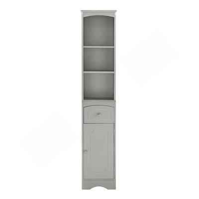 Tall Bathroom Cabinet, Freestanding Storage Cabinet With Drawer, Accent Cabinet by Winston Porter