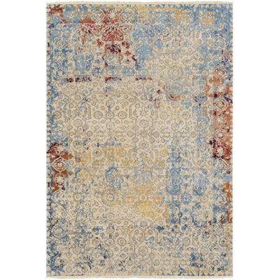Colaba Silk Abstract Area Rug