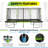 Machrus Upper Bounce - Mega 10' X 17' Gymnastics Style, Rectangular Trampoline - Green/Black