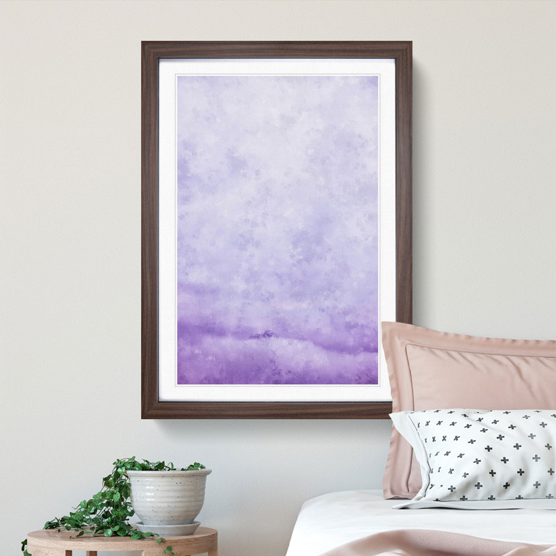 Italian Mountain Top - Framed Print, 87cm H x 62cm W x 2cm D, Walnut Framed