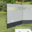 Camping Windbreak 4 Pole for Beach Caravan 440 x 140cm-98375107