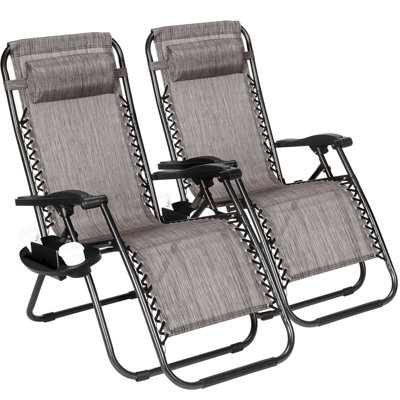 Fauteuil inclinable zéro gravité avec coussin Mudssir