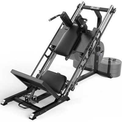 FED Fitness Feierdun Series LP2 Leg Press and Hack Squat Machine Combo, 661 lb Static Load, 36 in Sled Travel, Stainless Steel Rails for Home Gym