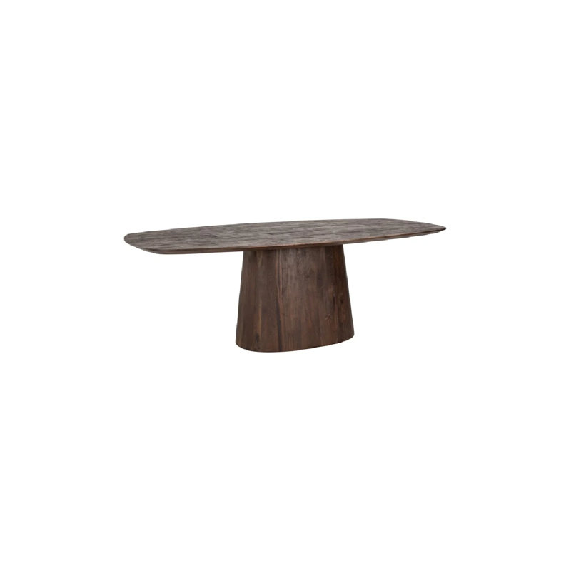 Dining Table Oval Solid Wood Dining Table