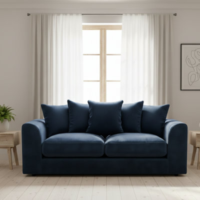 3 Seater Velvet Sofa