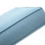 Chaise berçante 3 pièces pour l'extérieur - gris, métal et assise relaxante, facile à déplacer, comprend une table et des coussins bleus durables pour profiter des loisirs à l'extérieur