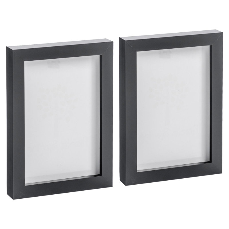 Photo Frames with 5" x 7" Mount - 8" x 10" - White/Ivory, Black, 15cm W x 20cm H x 2cm D