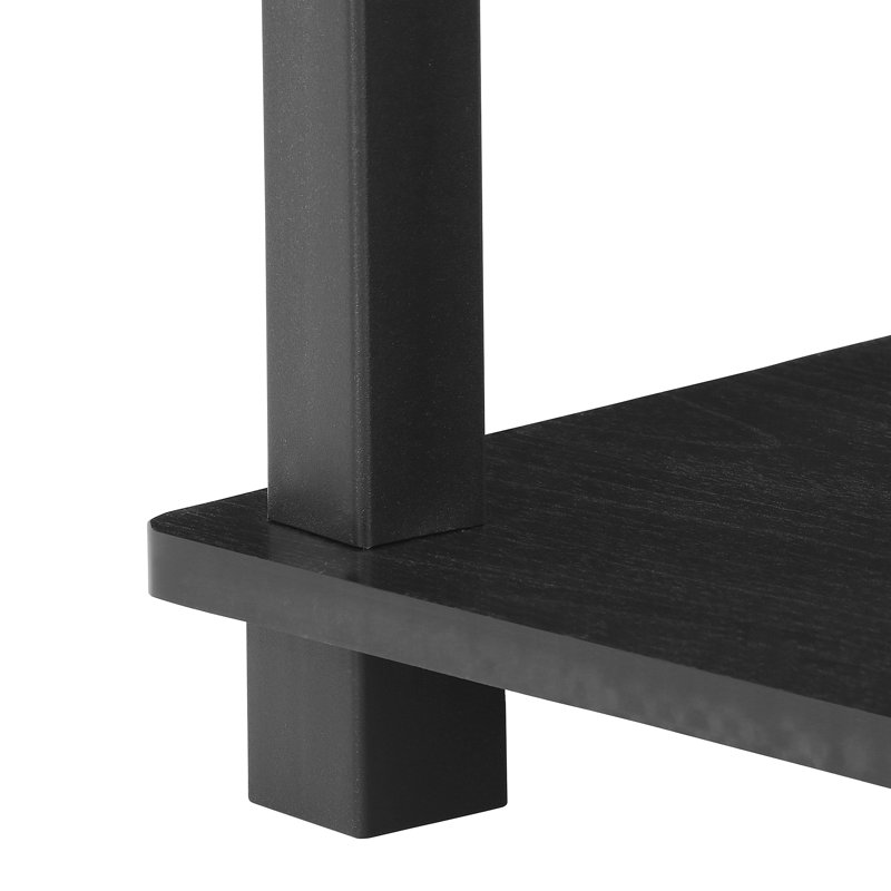 Maxine 59.9cm W Manufactured Wood Shelving Unit, Americano/Black