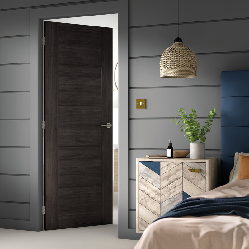 Latefia Fire Door Prefinished, 198.1cm H x 68.8cm W x 4.4cm D