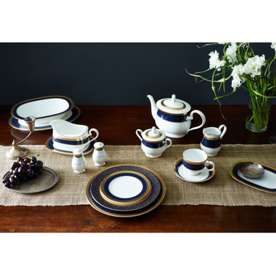 Noritake Odessa Cobalt Cups, 7-3/4 Oz.