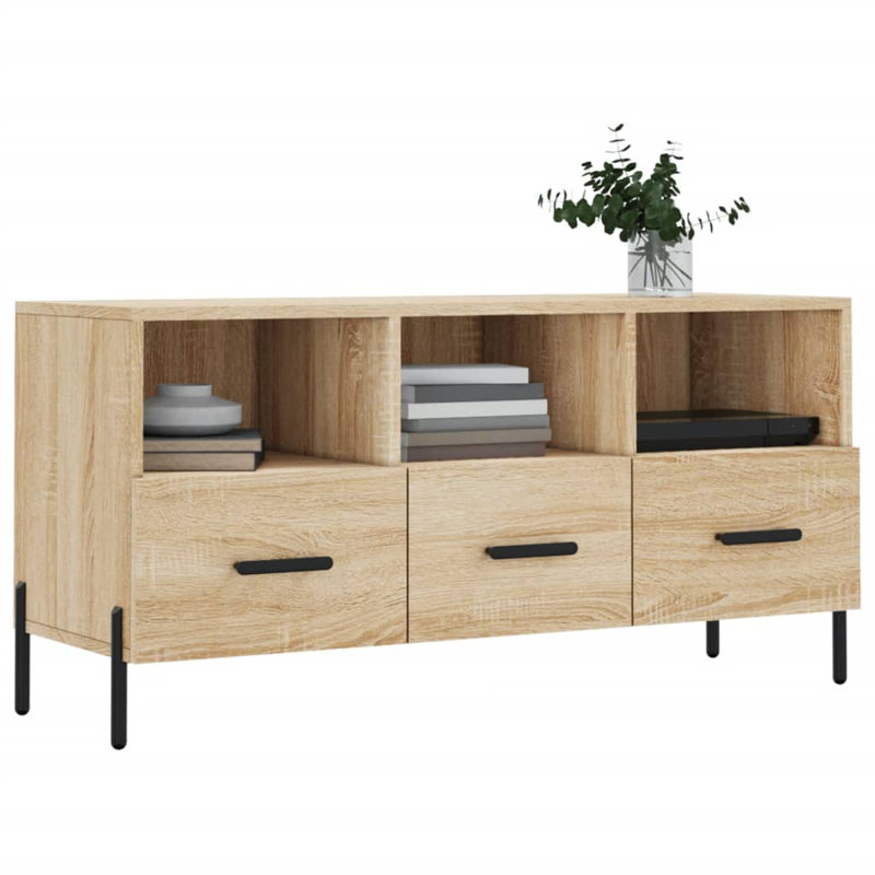 Melquan TV Stand for TVs up to 43", Sonoma Oak