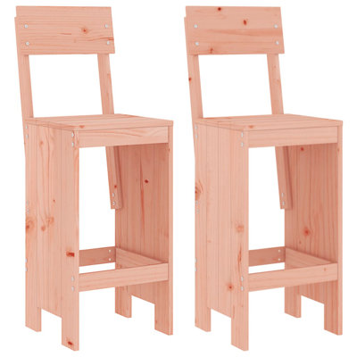 Agustine Solid Wood Counter Stool
