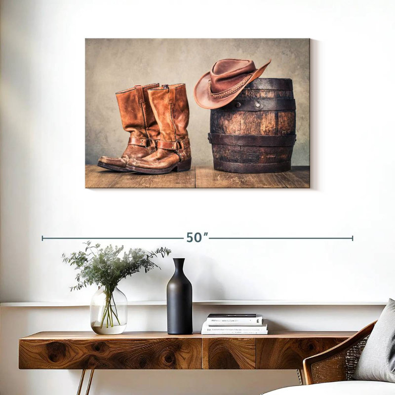 Style cowboy de l'Ouest Lelar, H 24 po x l 36 po
