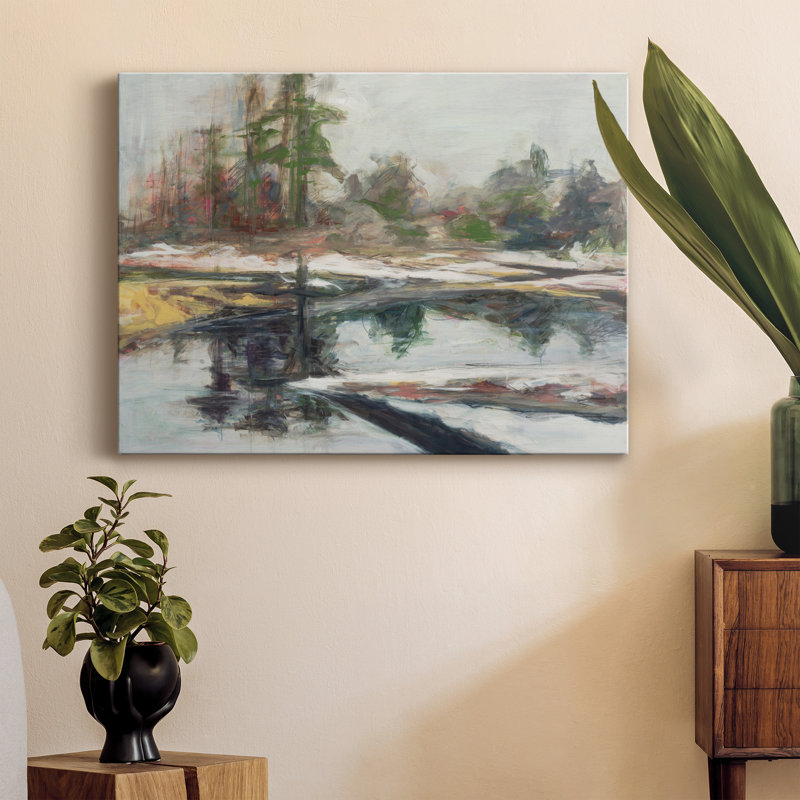 «Quiet Reflection», reproduction sur toile encadrée, H 20 po x l 16 po x P 1 po, Toile tendue