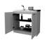 Armoire de base avec double porte et tablette intérieure Haivana-311839425