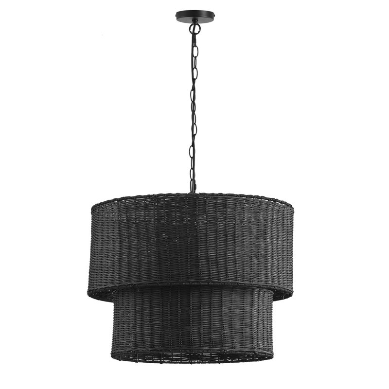 Luminaire suspendu réglable en fer 6 pièces