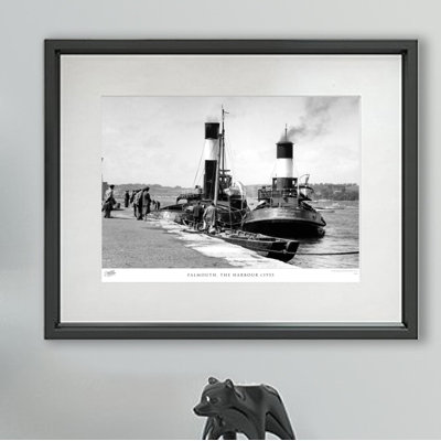 Falmouth, The Harbour C1955 - Single Picture Frame Print