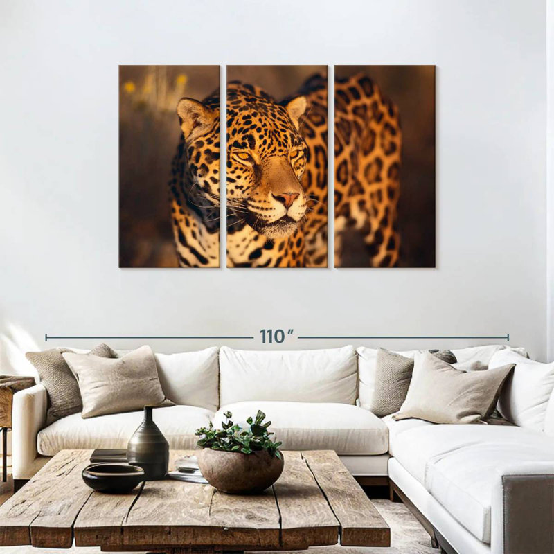 Brampt Jaguar Under The Sun, 48" H x 74" W