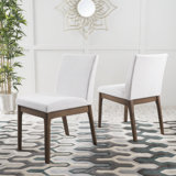 Corriveau Cupp Upholstered Solid Wood Side Chair