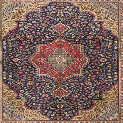 Tapis traditionnel rouge / mauve Ebenier