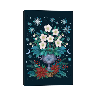 Christmas Rose - Wall Art Print - Wrapped Canvas