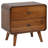 Dark Walnut 2-Drawer Nightstand