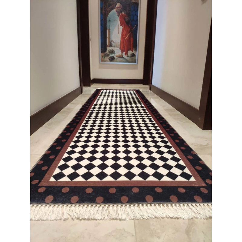 Tapis Masanao avec envers antidérapant, Tapis de couloir 5 pi 11 po x 14 pi 9 po